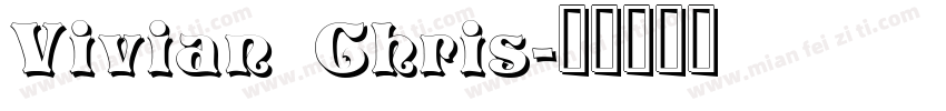 Vivian Chris字体转换